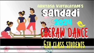 Sandadi 2024- charew dance by 6th class students of  Abhyasa Vidyalayam