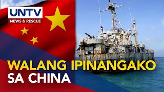 PH gov’t , walang ipinangako sa China na aalisin ang BRP Sierra Madre sa Ayungin Shoal – Malacañang