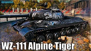 WZ-111 Alpine Tiger МАСТЕР в первом бою 🌟 World of Tanks новый прем танк