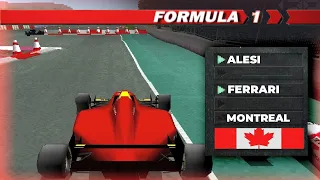 Formula 1 (1995) ps1 gameplay: Montreal - Jean Alesi (Hard)