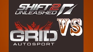 NFS Shift 2 VS Grid Autosport Brands Hatch PS3 {1080p 60fps}