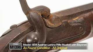 J.T. Hays Collection – Austrian Lorenz Musket with Matching Bayonet