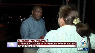 One person killed in Tri-Rail train vs. vehicle crash in West Palm Beach