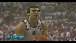 Hellas - Yugoslavia  81-77  Semi Final - Eurobasket  12/6/87  (HD  16:9)