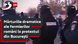 Mărturiile dramatice ale fermierilor români la protestul din București