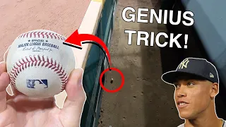 GENIUS-LEVEL baseball hack! Look how I got this Aaron Judge game home run ball at a White Sox game!