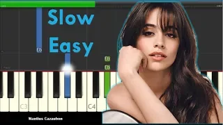 How to Play Something's Gotta Give by Camila Cabello - Slow, Easy Piano Tutorial