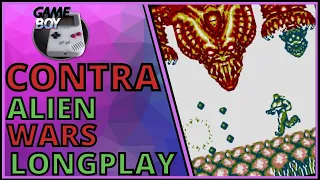 Contra: Alien Wars - Gameboy Playthrough #57 【Longplays Land】