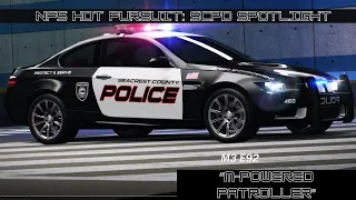 #NFSHotPursuit SCPD Spotlight: "M-Powered Patroller" BMW E92 M3 vs Hot Pursuit