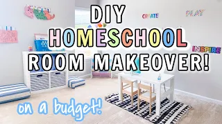 DIY Homeschool Room on a Budget | Classroom Decor Ideas 2020