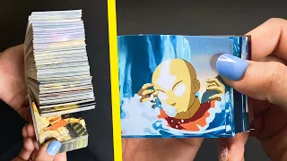 Avatar: the Last Airbender Cartoon Flipbook | Aang in Avatar State | with Sound Effects