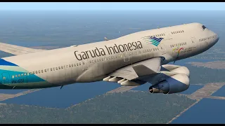 Giant Boeing 747 Hurry Landing Because Pilots Got Stomach-ache | X-Plane 11