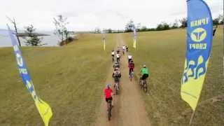 Фрагмент видео с вертолета для «Baikal Bike Trophy» 2012г