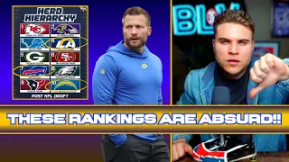 Reacting to Colin Cowherds ABSURD NFL Top 10 Herd Heirachy RANT