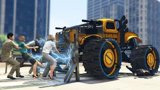 i forgot how fun it is to troll people with this monster truck! | GTA 5 THUG LIFE #528