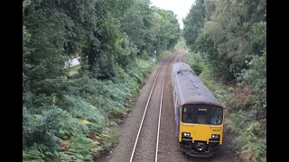 150 132 at Delamere Forest from Chester to Manchester Piccadilly