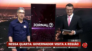 Entrevista com Governador Romeu Zema no Jornal das 7