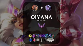 Qiyana Mid vs Syndra - EUW Master Patch 14.6