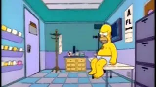 Homer Simpson Tasty Fish (stages of death / change) clip