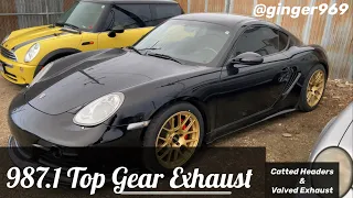 Porsche Cayman S 987.1 Top Gear Full Exhaust & Apex wheels/Ohlins Coilovers!