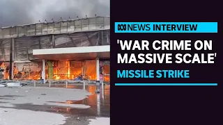 Russia accused of terrorism after missiles strike busy shopping centre in Kremenchuk | ABC News