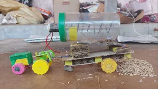 How to Make a Rice Mini Thresher Model | You Can Make it at Home | MrDmk
