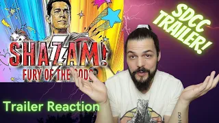 Shazam 2: Fury of the GODS ComiCon Trailer Reaction   First Time Reaction