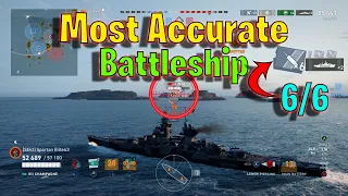 What is The Most Accurate Battleship in World of Warships Legends!