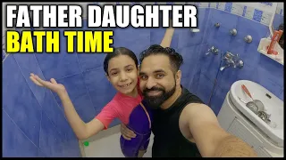Our Personal Water park in Lockdown 😄 Father Daughter Bath Time | Family Video | Harpreet SDC