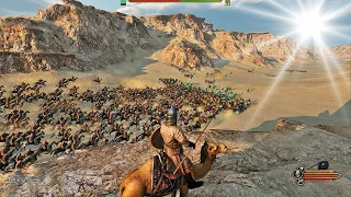 1000 Men Desert Valley Battle Mount & Blade 2 Bannerlord | Epic Battle |