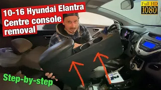 10-16 Hyundai Elantra ￼centre console removal.