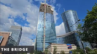 Warszawa / Warsaw Budowa wieżowca The Bridge  / Construction of The Bridge skyscraper 31.05.2024