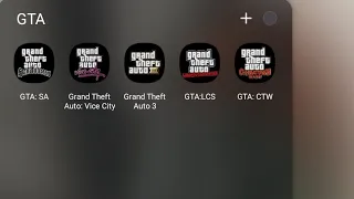 Gta CTW, Gta LCS, Gta3, Gta VC, Gta SA