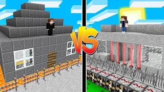 MİLYONERCRAFT %100 GÜVENLİ EV VS ARKADAŞIM %100 GÜVENLİ EV - Minecraft