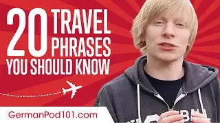 Learn the Top 20 Travel Phrases You Should Know in German