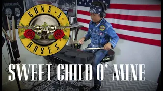 GUNS N ROSES - SWEET CHILD O' MINE ( YAMAHA DD75  DRUM MACHINE COVER)