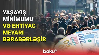 Yaşayış minimumu və ehtiyac meyarı bərabərləşir - BAKU TV