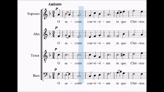 Lorenzo Perosi - O Sacrum Convivium (Melodia per Soprano)