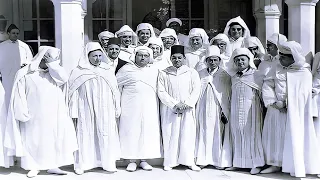 The moment King Hassan II was crowned on the throne of Morocco, succeeding his father, Sultan Mohamm