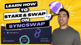 New SyncSwap Airdrop Token Tutorial on zkSync Network | Learn To Stake and Swap on SyncSwap Guide