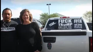 Was This Woman Arrested For A Füćk Trump Bumper Sticker