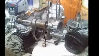 Twin Cylinder 300cc Lambretta Scooter Engine