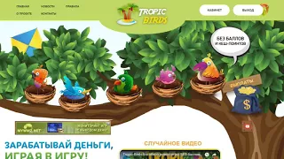 TROPIC-BIRDS.BIZ - ТОПОВАЯ ИГРА С ВЫВОДОМ ДЕНЕГ БЕЗ БАЛЛОВ И КЕШ-ПОИНТОВ