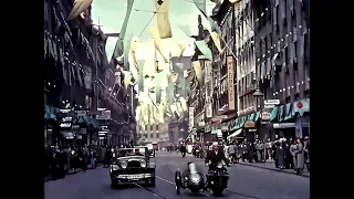Unseen Footage Munich City 1939 - Germany before WW2 Colorized