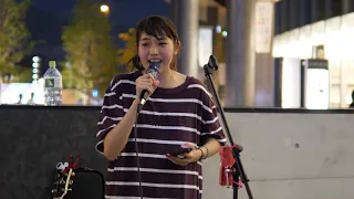 三阪咲「ラストシーン (いきものがかり)」2018/08/14 MUSIC BUSKER IN UMEKITA うめきた広場