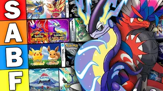 I ranked EVERY Pokémon Game in existence