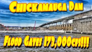 Chickamauga Dam 173,000cfs 02/25/19 Massive flooding