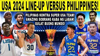 GILAS PILIPINAS vs USA 2024 OLYMPICS - Pilipinas Brownlee Hindi Umatras Kahit Sino Kalaban! 2k Game