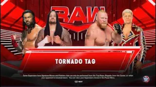 WWE 2K23| ROMAN REIGNS & SOLO SIKOA vs BROCK LESNAR & CODY RHODES