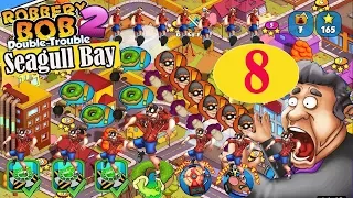 Robbery Bob 2: Double Trouble Use Teleportation Mine Seagull Bay Level 16-20